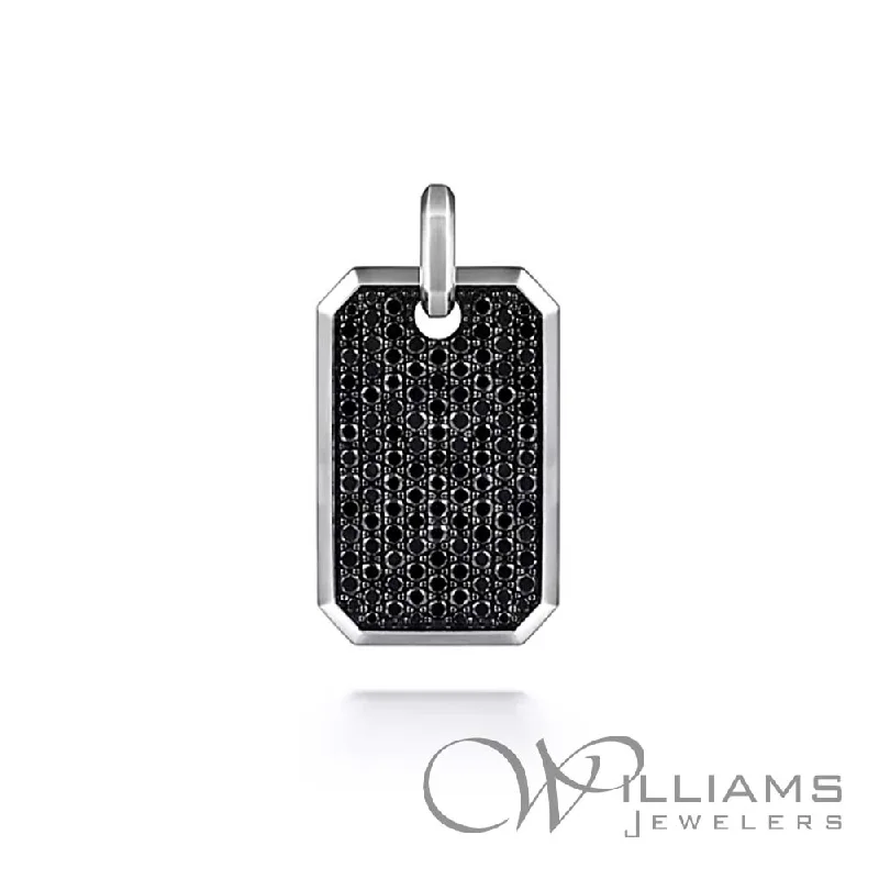 Necklaces and pendants with diamond pendants for a luxurious sparkling effect-Gabriel & Co. Men's Sterling Silver Pendant