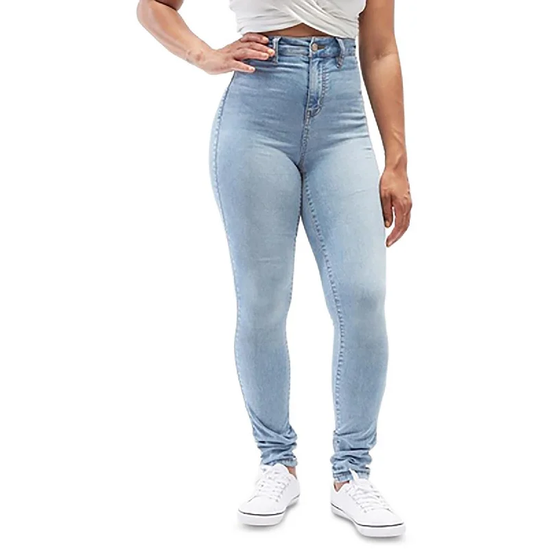 Side Pocket Jeans for Extra -Dollhouse Womens Juniors Stretch Denim Skinny Jeans