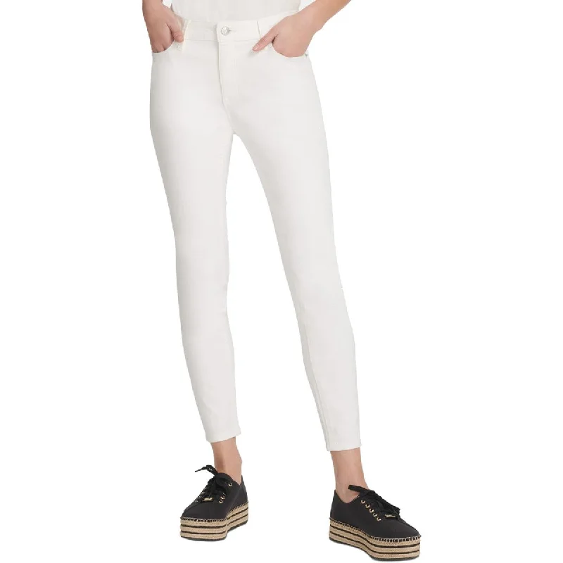 Father's Day Jeans for Present -DKNY Womens Foundations Denim Medium Wash Skinny Jeans