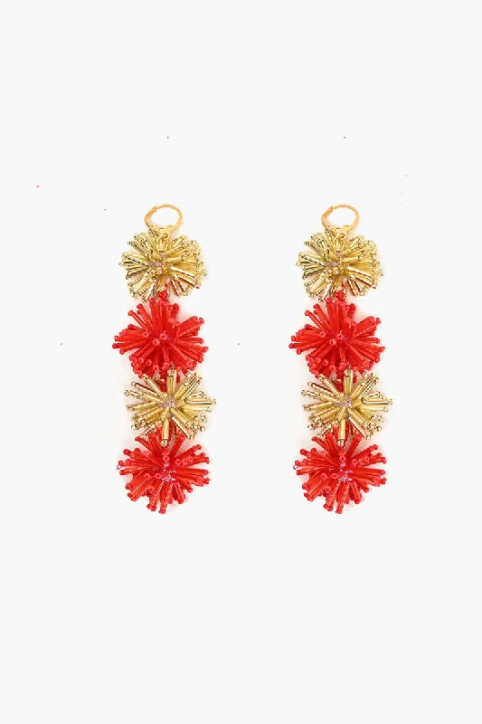 Waterproof Drop Earrings for Outdoor -Omnia Beaded Earrings