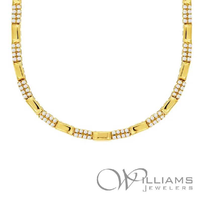 Necklaces and pendants with feather designs for a boho-chic, carefree vibe-Williams Signature 14 Karat Diamond Necklace