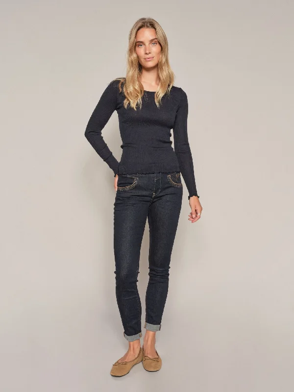 Casual Friday Jeans for Relaxed -MMNaomi Rinse Jeans