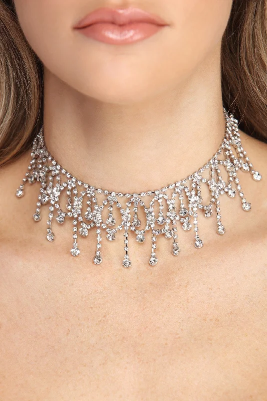 Necklaces and pendants with pearls for a classic and sophisticated touch-Rhine Queen Layered Choker