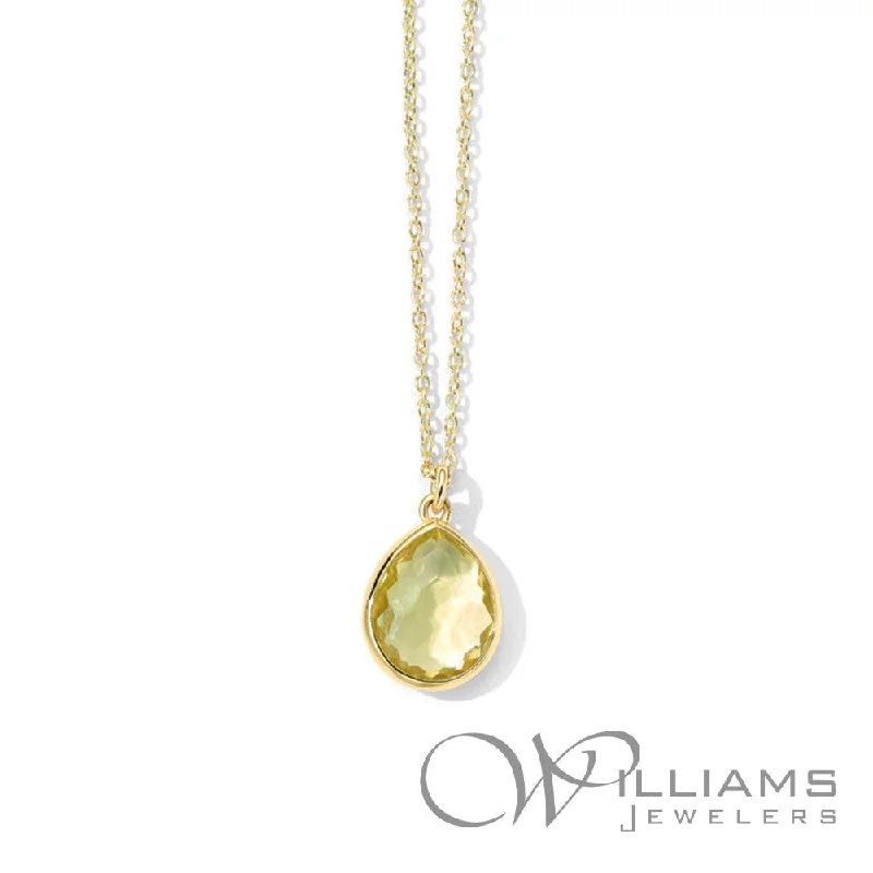 Best necklaces and pendants with opal gemstones for an iridescent glow-Ippolita Rock Candy 18 Karat Citrine Necklace