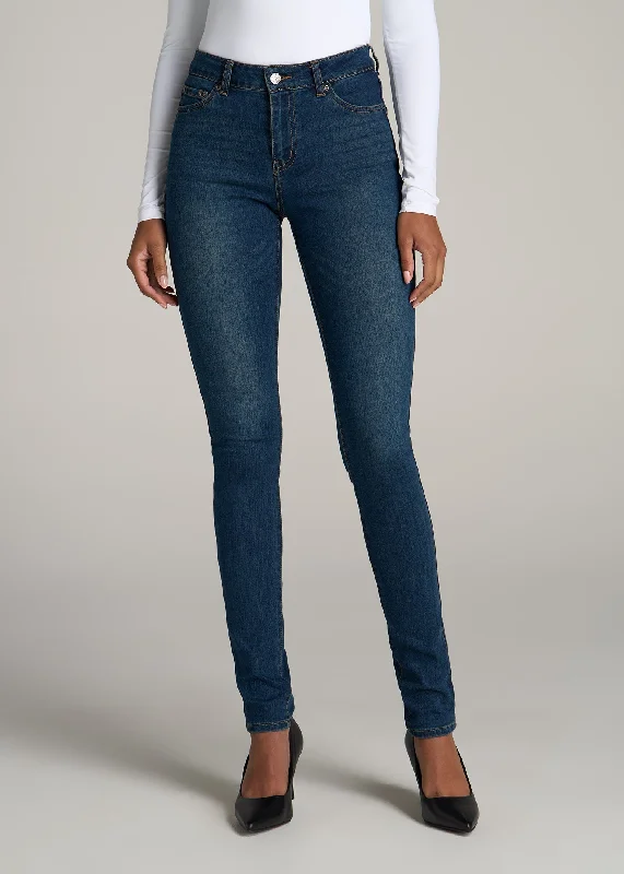 Sarah MID RISE SKINNY Tall Women's Jean in Blue