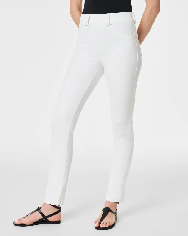 Christmas Jeans for Seasonal -SPANXshape™ EveryWear Straight Leg Jeans, White