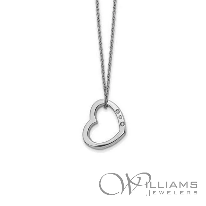 Beautiful necklaces and pendants with tree branch motifs for a nature-inspired design-Williams Signature Sterling Silver Diamond Necklace