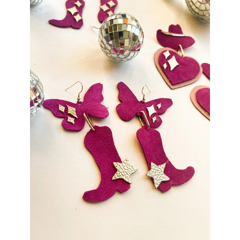 Drop Earrings for Bridesmaids Look -VE122 - The Boot Fairy Earrings