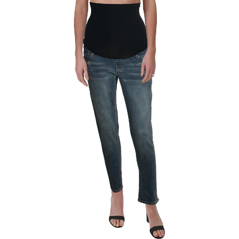 Mother's Day Jeans for Gift -[BLANKNYC] Womens Over Belly Maternity Skinny Jeans