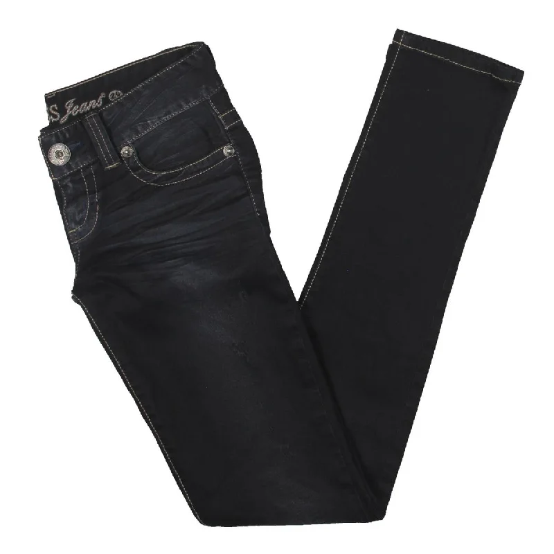 Cycling Jeans for Biking -Guess Womens Low Rise Dark Wash Skinny Jeans