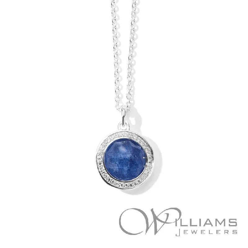 Best necklaces and pendants with opal and gold for a vibrant, luxurious contrast-Ippolita Lollipop Sterling Silver Sodalite Necklace