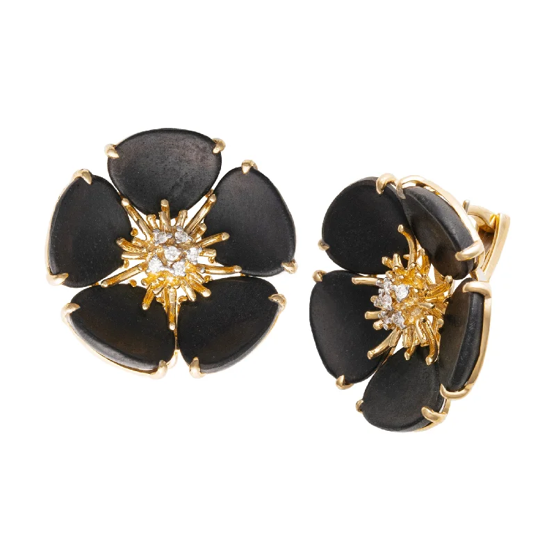 Best hoop earrings with baroque pearls for a luxurious and elegant vibe-Antonia Flower Earrings