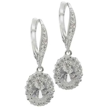 Hoop earrings with rhinestone embellishments for a glamorous and sparkling look-Celina Cubic Zirconia Earrings