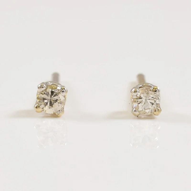 Hoop earrings with hearts for a sweet and romantic gesture-Diamond Stud Earring | 0.05ctw |