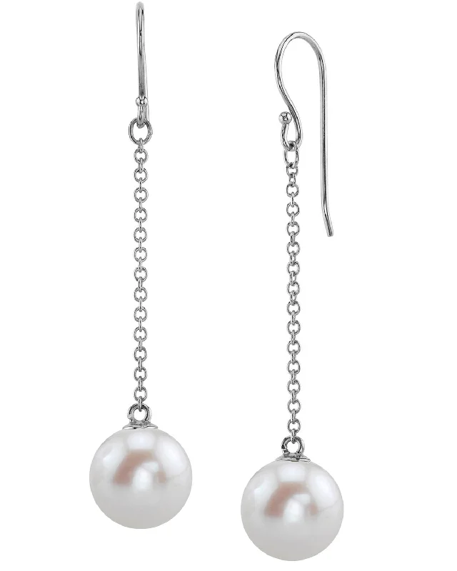 Hoop earrings with textured finishes for a vintage and classic style-Freshwater Pearl Sandra Earrings