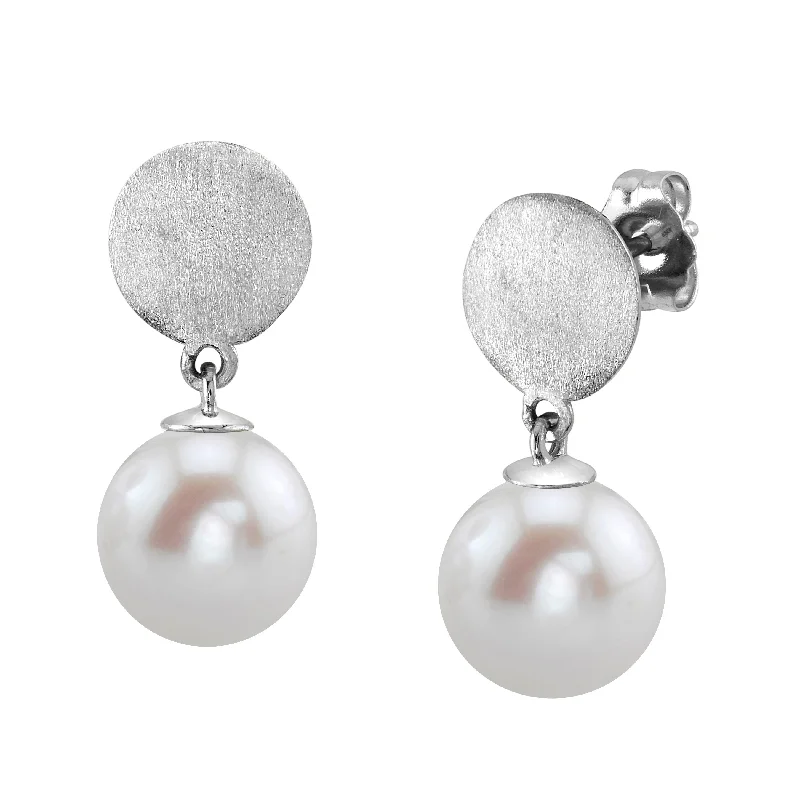 Best hoop earrings with satin ribbons for a soft, feminine appearance-Freshwater Pearl Yael Earrings