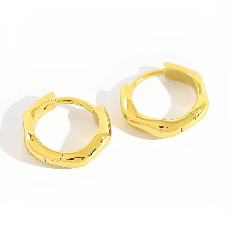 Best hoop earrings with crescent-shaped designs for a bold, moon-inspired style-Huggie Earrings - Miranda