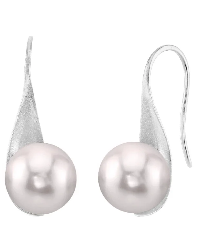 Best hoop earrings with asymmetrical designs for a fashion-forward, avant-garde look-Japanese Akoya Pearl Gaby Earrings