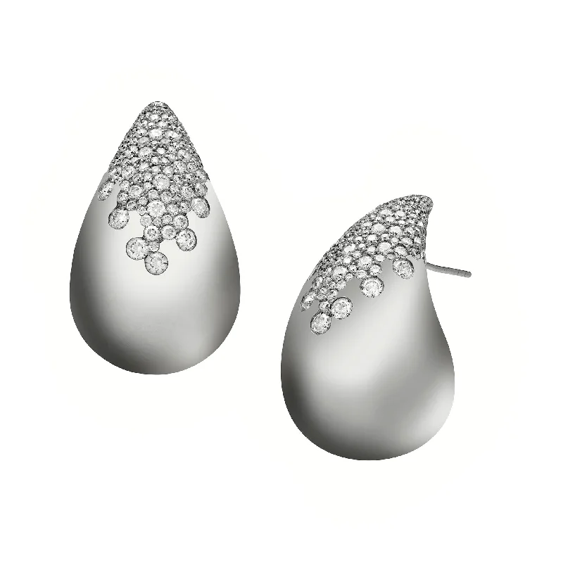 Best hoop earrings with gold-plated finishes for an affordable luxury vibe-Lin Puffy Curve Earrings