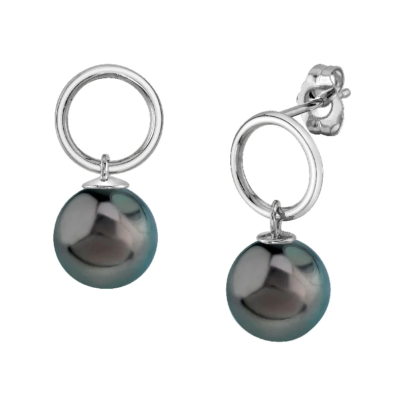 Best hoop earrings with matching bracelets for a coordinated jewelry set-Tahitian South Sea Pearl Deena Earrings