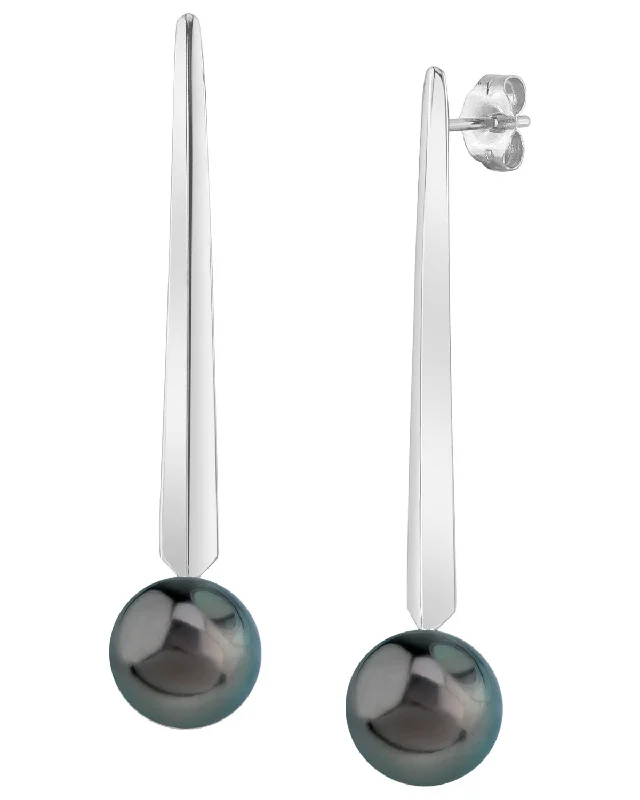 Best hoop earrings with multi-colored gemstones for a vibrant and lively touch-Tahitian South Sea Pearl Lina Earrings