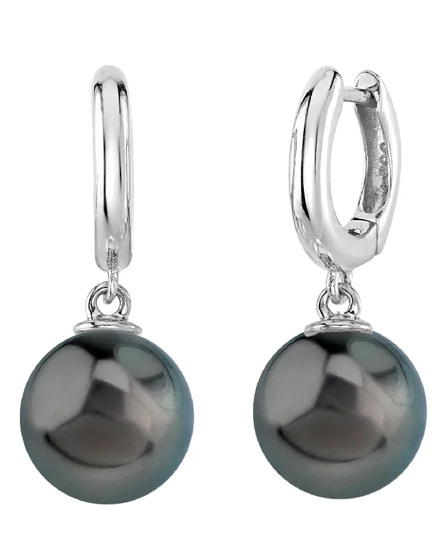 Best hoop earrings with oval shapes for a unique and elongated design-Tahitian South Sea Pearl Mary Earrings