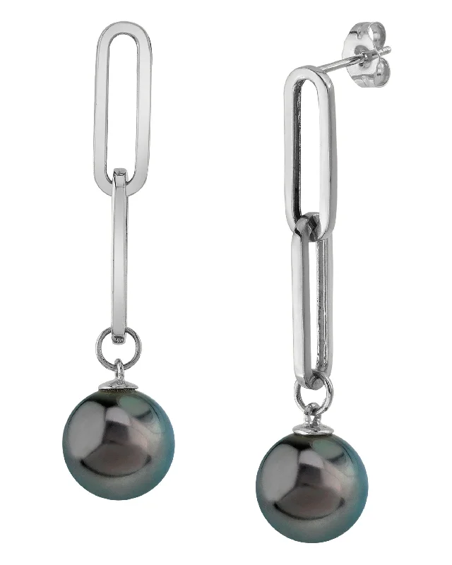 Best hoop earrings with vintage-style detailing for a nostalgic and timeless look-Tahitian South Sea Pearl Nola Earrings