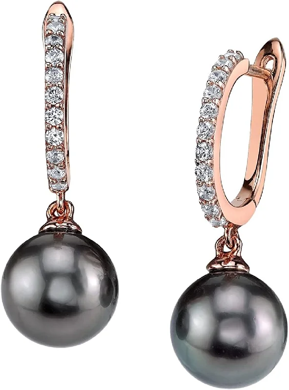 Best hoop earrings with floral designs for a feminine and delicate look-Tahitian South Sea Pearl Zara Earrings