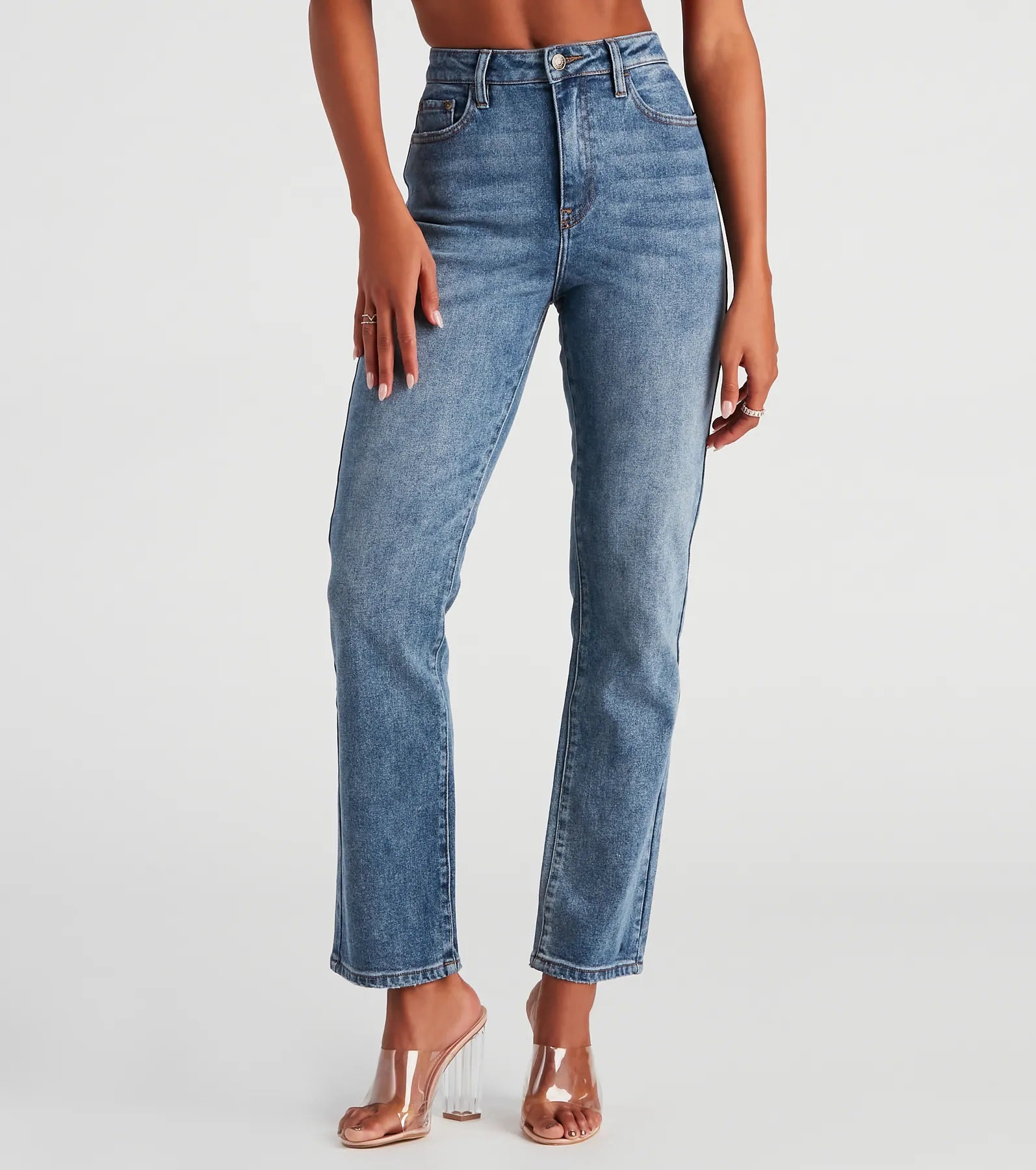 Shorts Jeans for Hot Days -Desa High-Rise Straight Leg Jeans By Windsor Denim