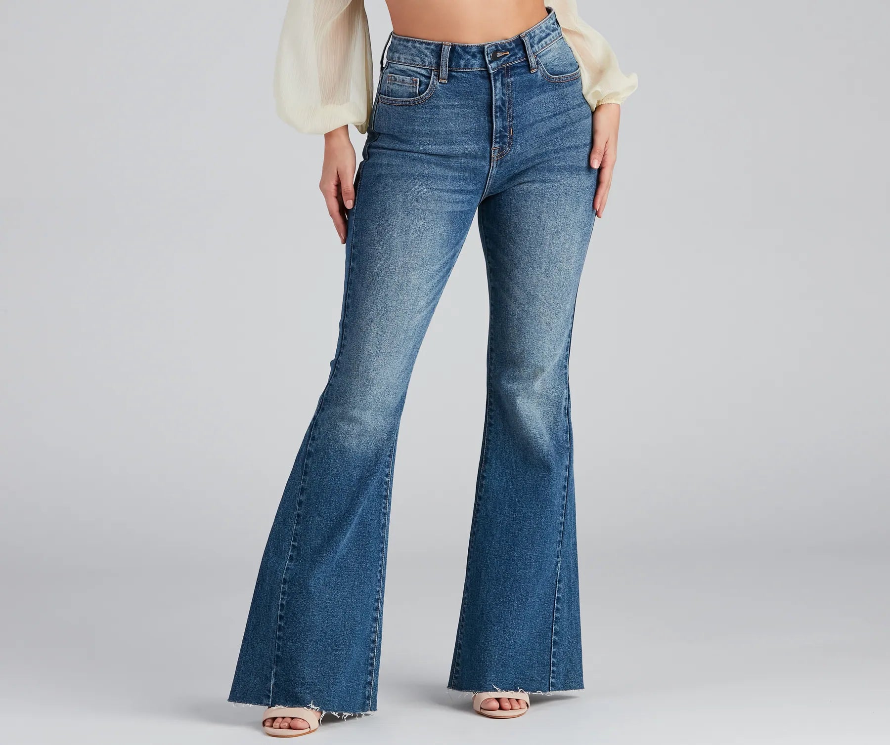 Tapered Jeans for Modern -You've Got Flare High Rise Jeans